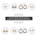 Moe Moe - Murdie Morris Wild Dog Circle Party Pack Earrings