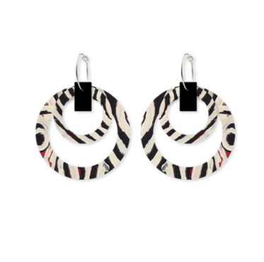 Moe Moe - Murdie Morris Wild Dog Double Halo Hoop Earrings