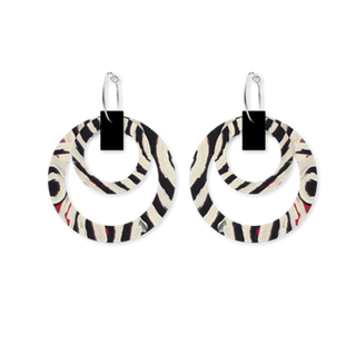 Moe Moe - Murdie Morris Wild Dog Double Halo Hoop Earrings