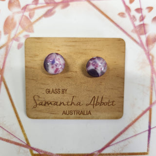 Samantha Abbott's - Glass Stud Earrings