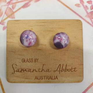 Samantha Abbott's - Glass Stud Earrings