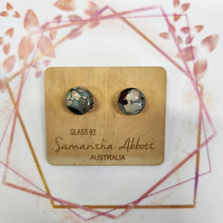 Samantha Abbott's - Glass Stud Earrings