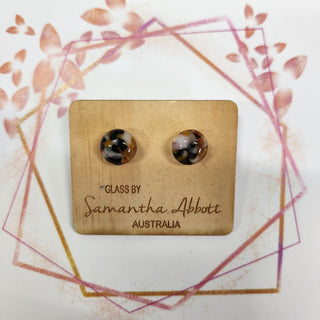 Samantha Abbott's - Glass Stud Earrings