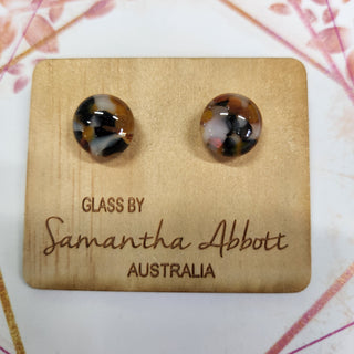 Samantha Abbott's - Glass Stud Earrings