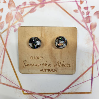 Samantha Abbott's - Glass Stud Earrings