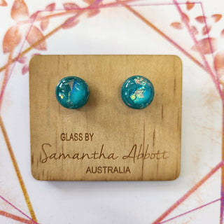 Samantha Abbott's - Glass Stud Earrings