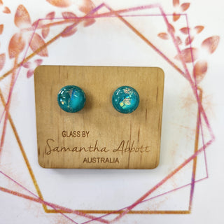 Samantha Abbott's - Glass Stud Earrings