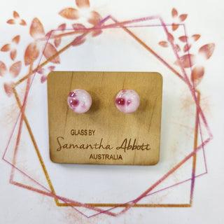 Samantha Abbott's - Glass Stud Earrings