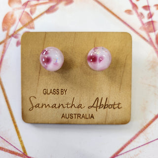 Samantha Abbott's - Glass Stud Earrings