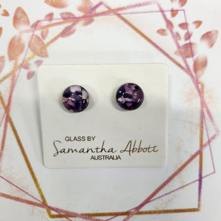 Samantha Abbott's - Glass Stud Earrings