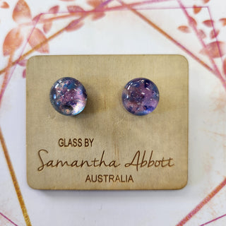 Samantha Abbott's - Glass Stud Earrings