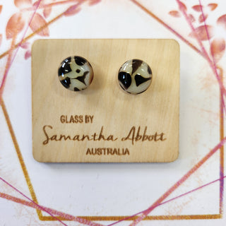 Samantha Abbott's - Glass Stud Earrings