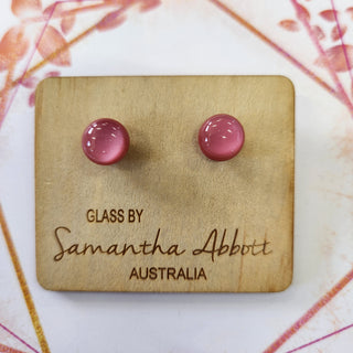 Samantha Abbott's - Glass Stud Earrings