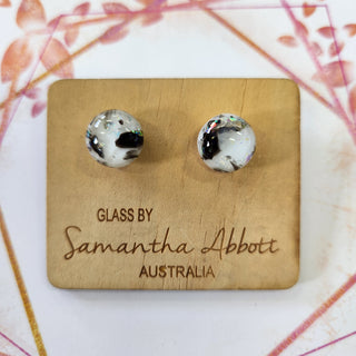 Samantha Abbott's - Glass Stud Earrings