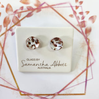 Samantha Abbott's - Glass Stud Earrings