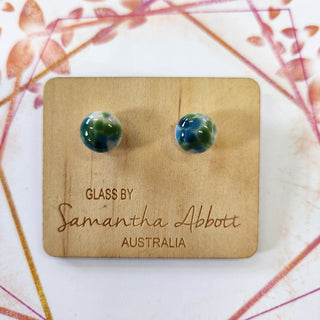 Samantha Abbott's - Glass Stud Earrings