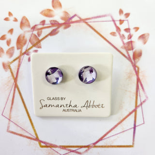 Samantha Abbott's - Glass Stud Earrings