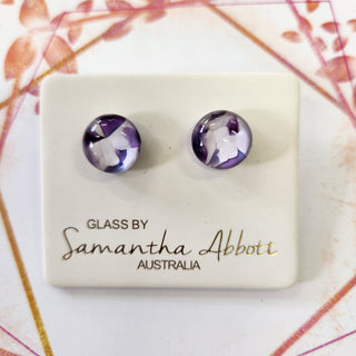 Samantha Abbott's - Glass Stud Earrings