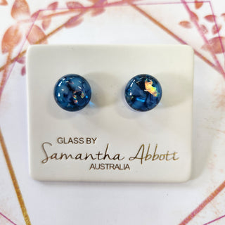 Samantha Abbott's - Glass Stud Earrings