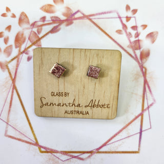 Samantha Abbott's - Glass Stud Earrings