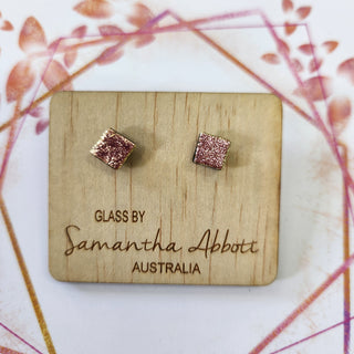 Samantha Abbott's - Glass Stud Earrings