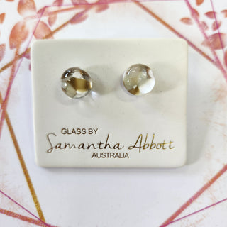 Samantha Abbott's - Glass Stud Earrings