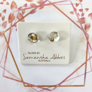 Samantha Abbott's - Glass Stud Earrings