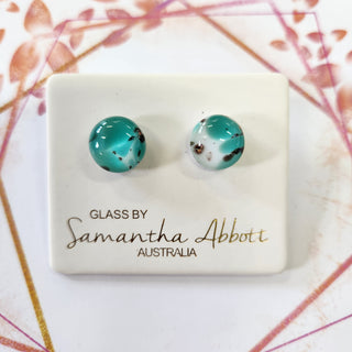 Samantha Abbott's - Glass Stud Earrings