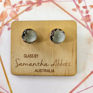 Samantha Abbott's - Glass Stud Earrings