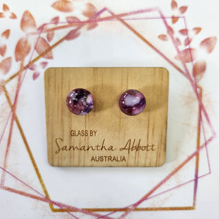 Samantha Abbott's - Glass Stud Earrings