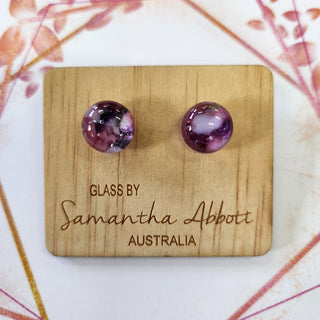 Samantha Abbott's - Glass Stud Earrings