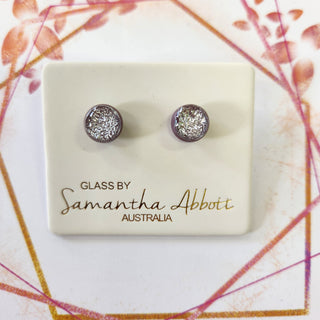 Samantha Abbott's - Glass Stud Earrings