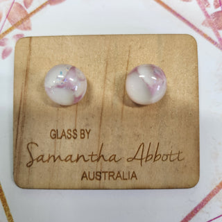 Samantha Abbott's - Glass Stud Earrings