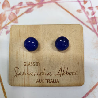 Samantha Abbott's - Glass Stud Earrings