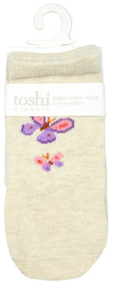 Toshi Organic baby socks - Butterfly Bliss