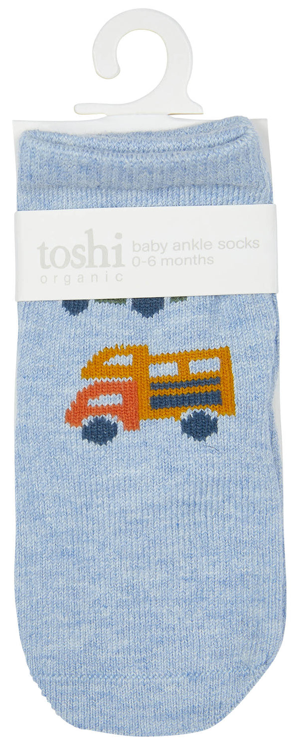 Toshi Organic baby socks - Road Trip