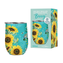 Lisa Pollock Double Walled Stainless Steel Bevvy - Bee Sunny