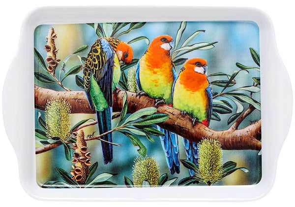 Australian Bird & Flora - Rosella and Banksia Scatter Tray