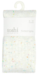 Toshi Organic Footed tights - Snowflake