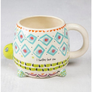 Folk art mug - Turtle