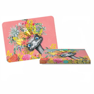 Lisa Pollock - Set of 6 Placemats - Emu-Sing