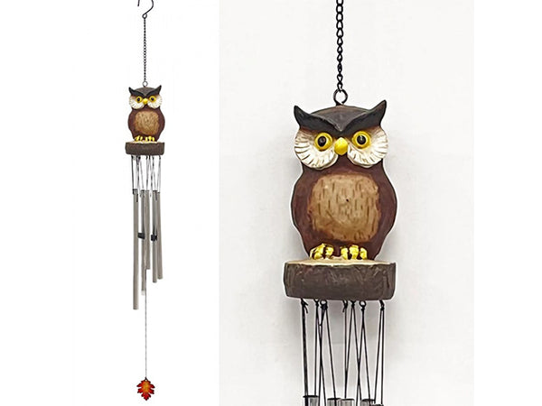 87cm Metal Owl Windchime