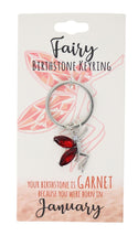 January Birthstone Keyring