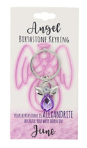 June Birthstone Keyring