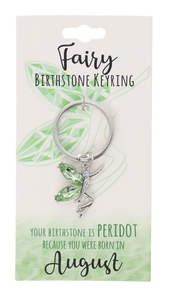 August Birthstone Keyring