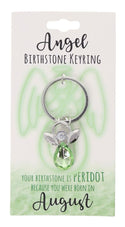 August Birthstone Keyring