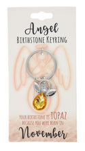 November Birthstone Keyring