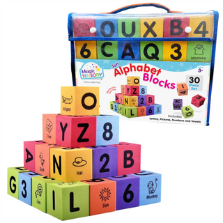 Alphabet & Number Foam Blocks