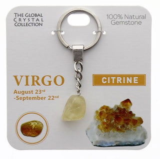 TSK - Gemstone Jewellery - Virgo Keyring