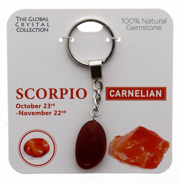 TSK - Gemstone Jewellery - Scorpio Keyring